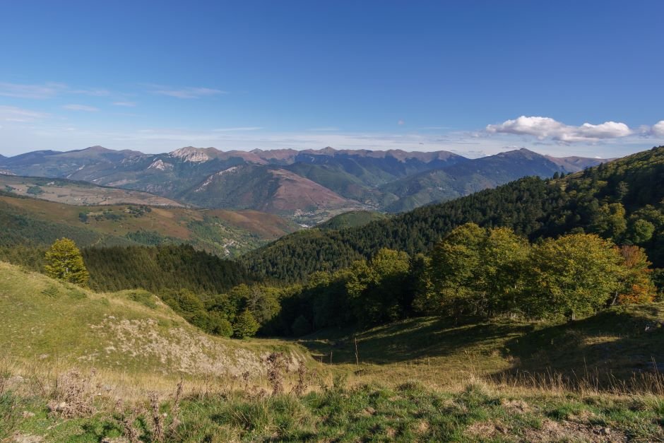 a view of the french pyrenees