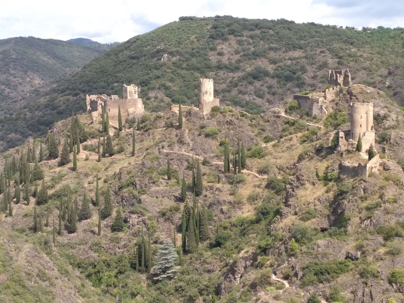 4-castles-of-Lastour part of Cathar Castles for TRAVEL