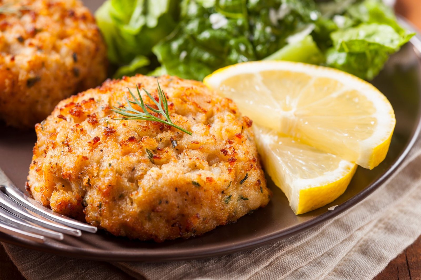 Baked Maryland Crab Cakes, a shellfish superfood recipe for optimal heart health and essential minerals.