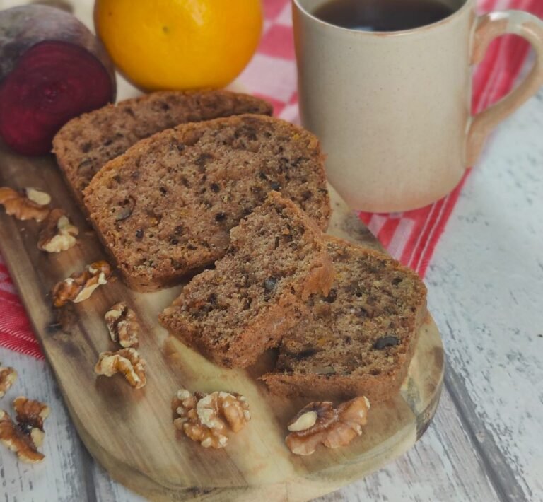 Beetroot And Orange Loaf Cake