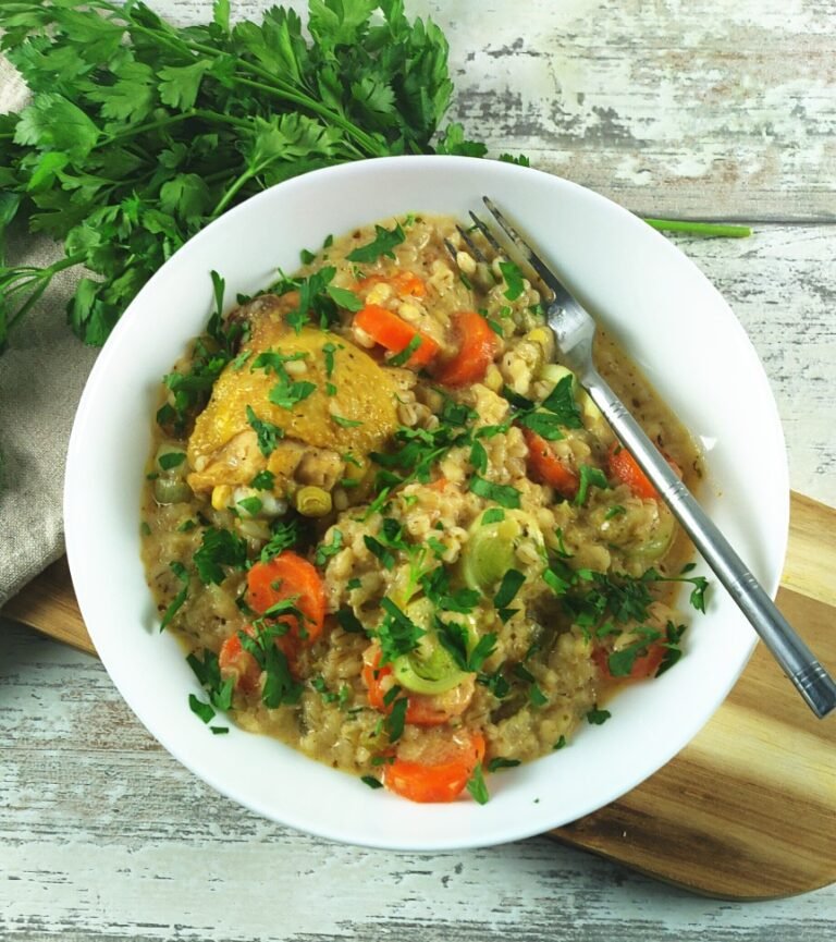 Chicken, Leek and Barley Casserole