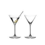 martini glass for a home bar
