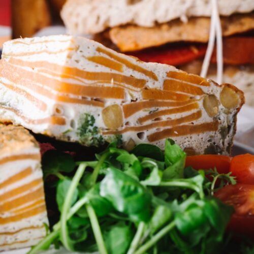 Sweet Potato Frittata with Salad