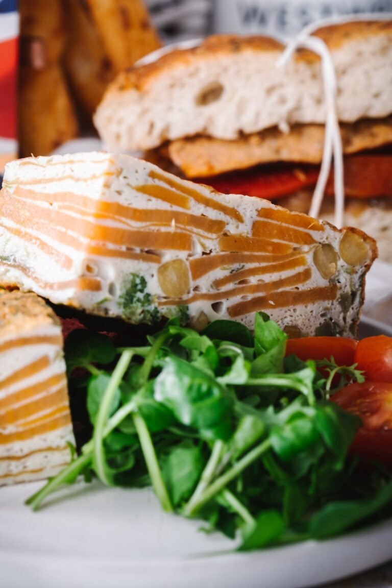 Sweet Potato Frittata with Salad