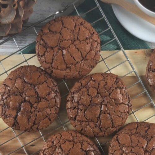 chocolate rye cookies
