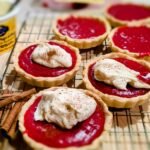 Homemade cranberry tarts rich in bioflavonoids and antioxidants for vascular eye health.
