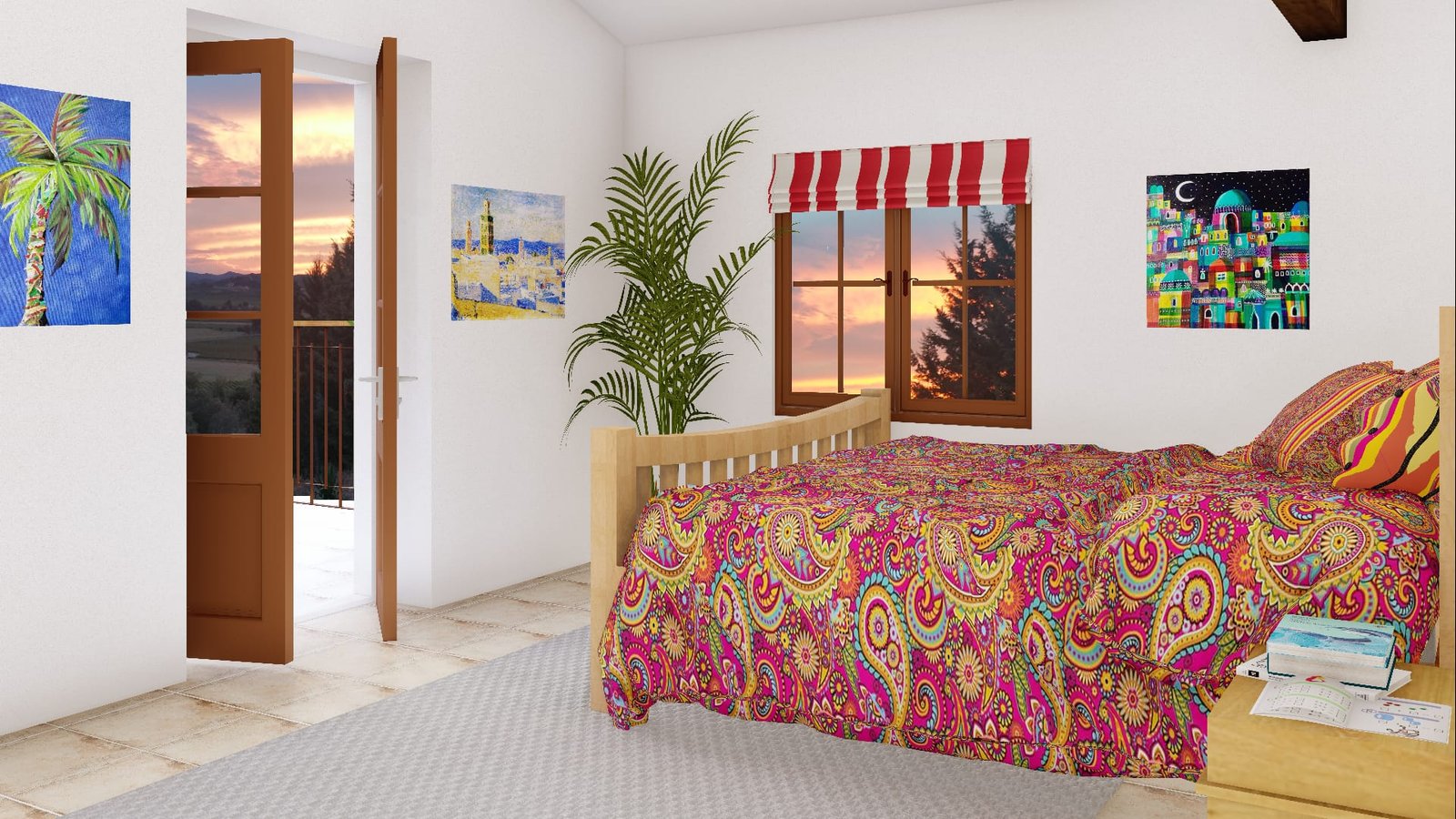 a Bedroom at maison bonhomie